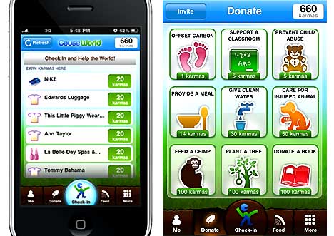CauseWorld Launches: Do Good Deeds Simply By Walking Into A Store