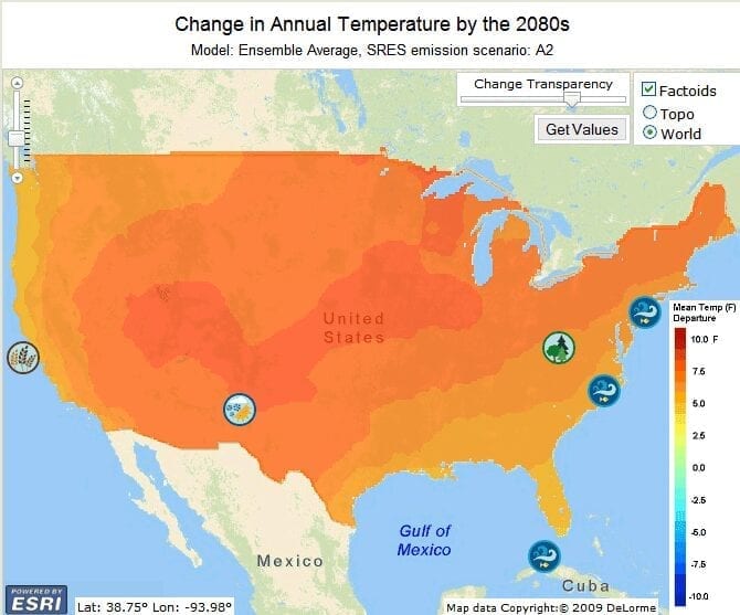Climate Wizard Makes Large Databases of Climate Information Visual, Accessible