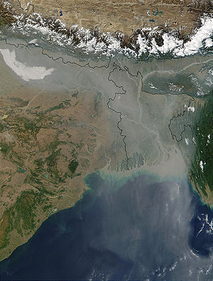 Aerosol pollution over Northern India and Bang...