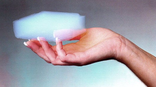 World's lightest solid material, known as 'frozen smoke', gets even lighter