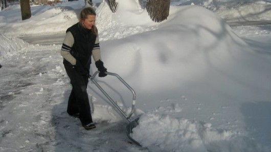 SnowBow lets you get straight ... to shovelling the snow