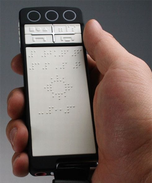Braille Touchscreen Concept Smartphone For The Visually Impaired