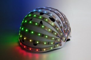Interactive LED Helmet Lets Bikers Signal With Their Heads