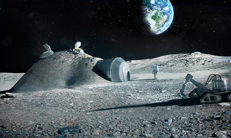 This 3D-Printed Moon Base Might Be The Future Of Space Exploration