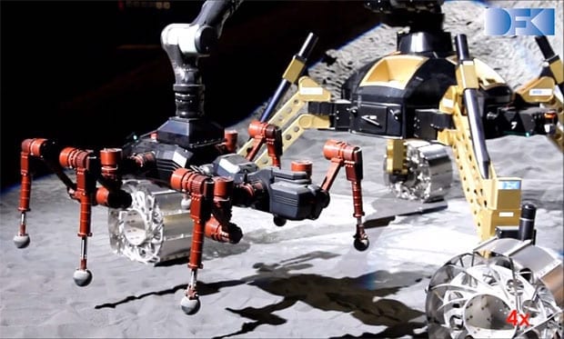 DFKI's Space Rovers and Hexapods Will Team Up on Other Planets