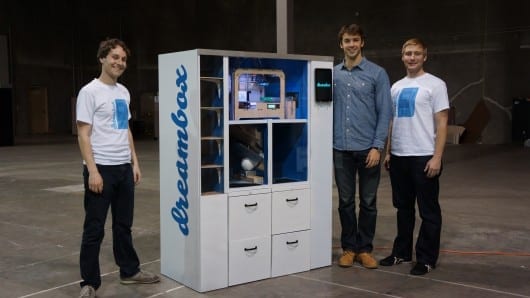 First Dreambox 3D printer vending machine heads to UC Berkeley
