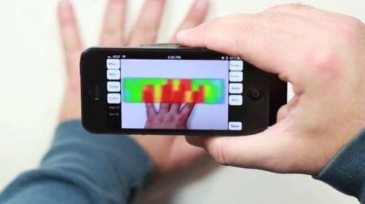 IR-Blue brings thermal imaging to mobile devices