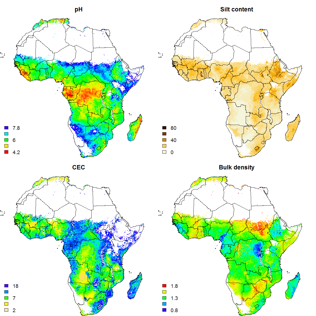 New generation soil property maps for Africa