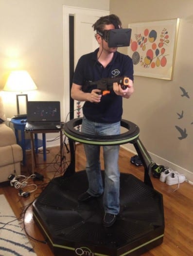 3D Headset and Treadmill Combo Make Video Games Feel Real