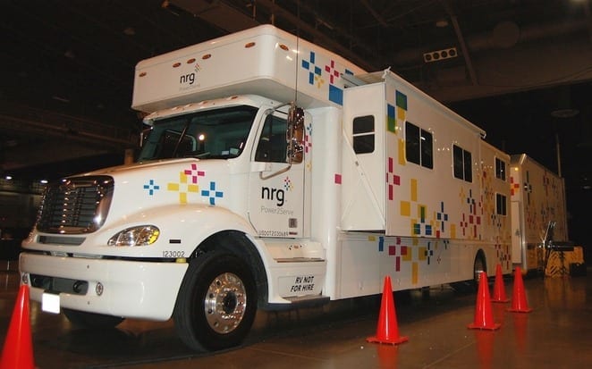 NRG Energy unveils disaster relief vehicle with solar array, Wi-Fi, and satellite service