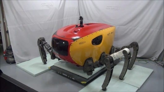 Giant Crabster robot to explore shipwrecks and shallow seas