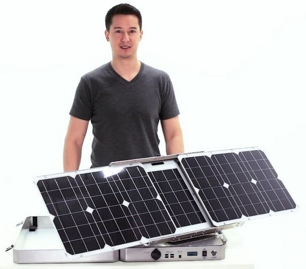 SunSocket Sun-Tracking Solar Generator – go off grid in high tech style