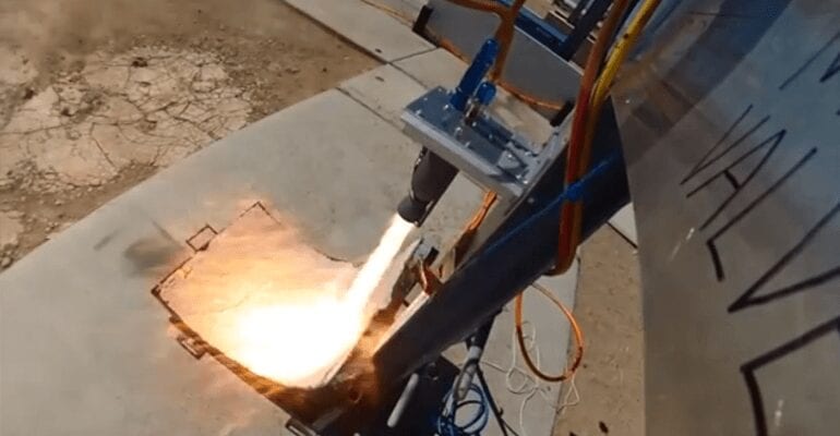 UCSD students test fire 3D-printed metal rocket engine