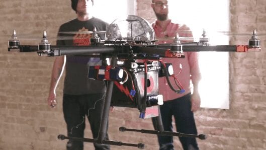CUPID hexacopter delivers 80,000 volt shock to drone debate