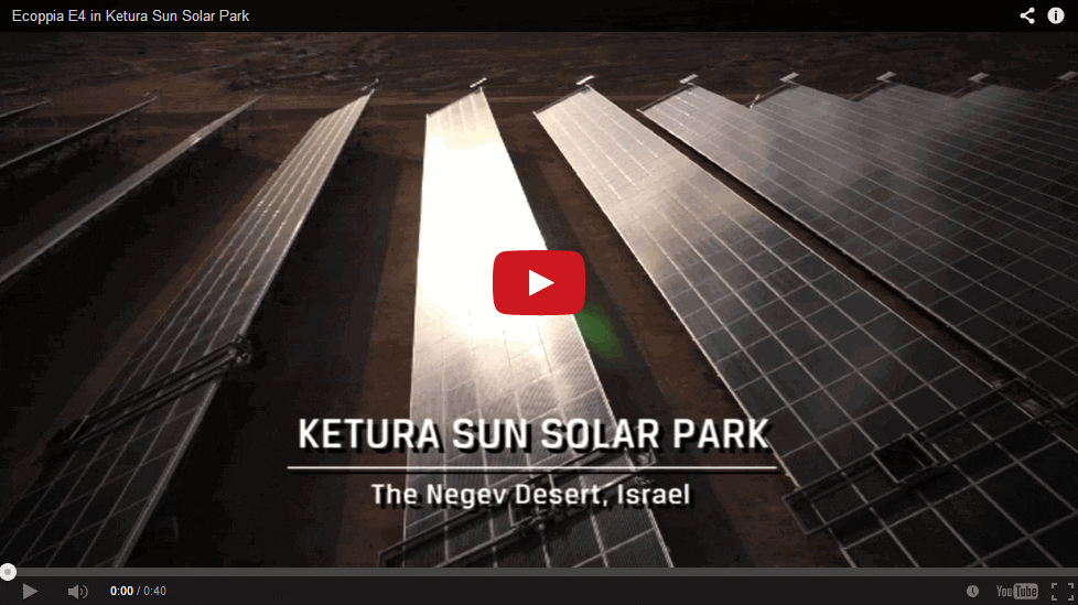 Ecoppia Announces World’s First Completely Autonomously-Cleaned Solar Energy Park