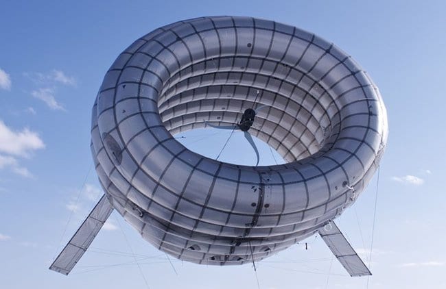 Inflatable High Altitude Wind Turbine May Produce Double the Power at Half the Cost