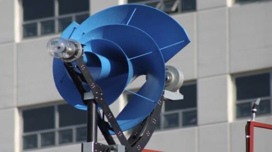Screwy-looking wind turbine makes little noise and a big claim