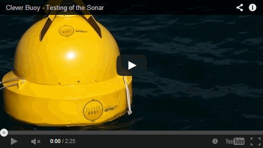 Clever Buoy uses sonar to raise the shark alarm