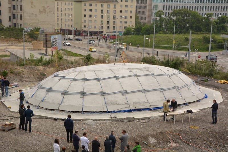 The Inflatable Concrete Dome
