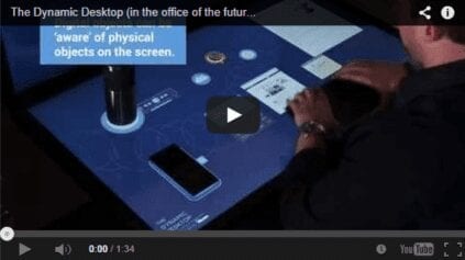 Ideum experiments with tangible interface on projected capacitive touch tables