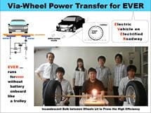 World’s first demonstration of power transfer from wheels to power an electric car - could greatly extending EV's range