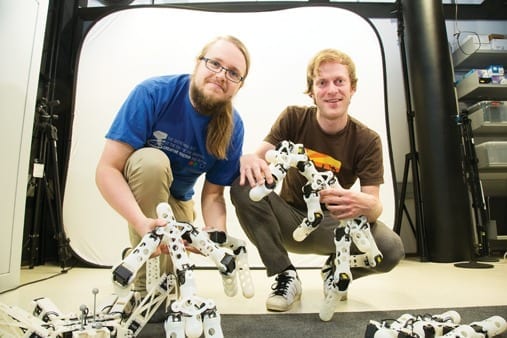 Using 3D printers to print out self-learning robots