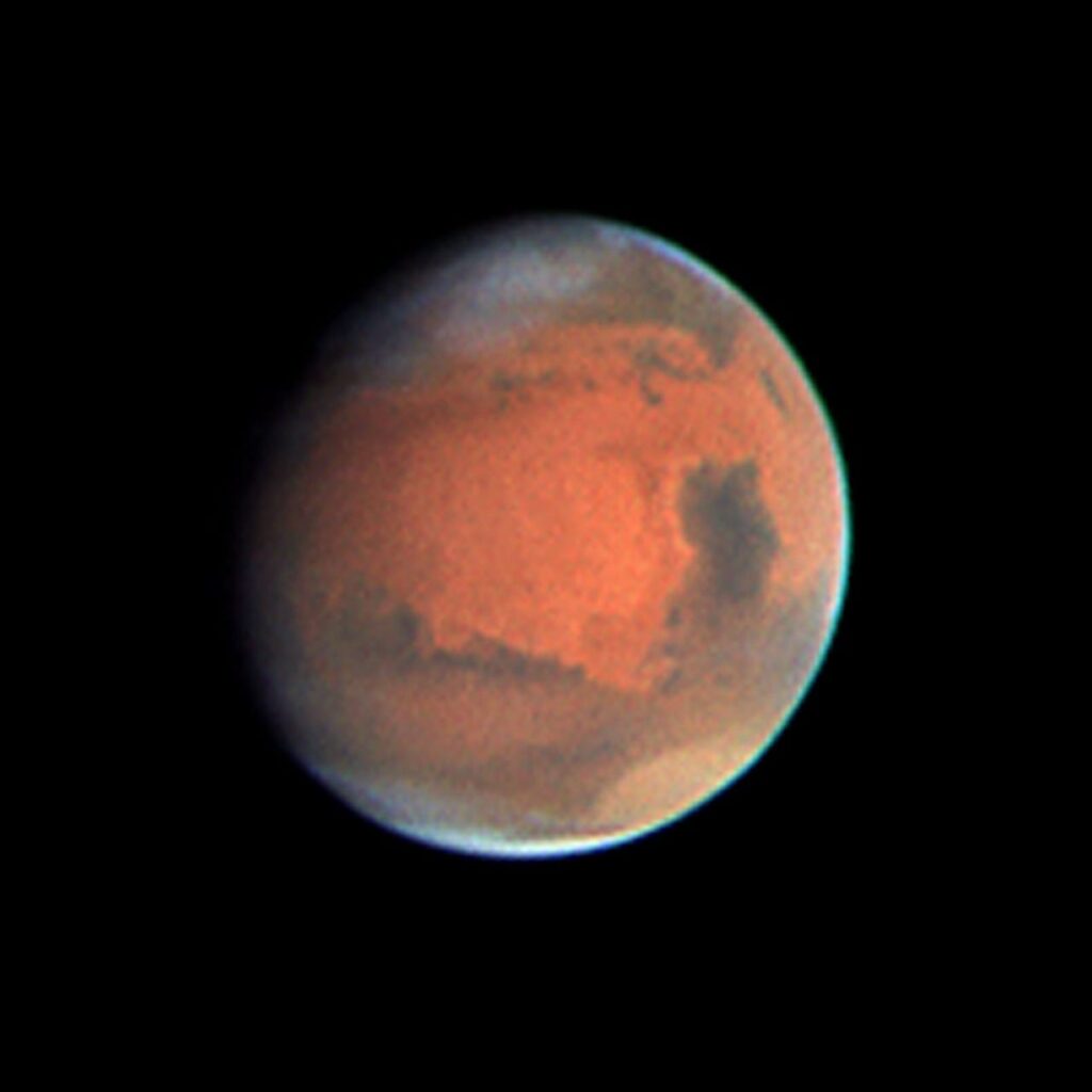 Synthetic biology could be a key to manned space exploration of Mars. (Photo courtesy of NASA)