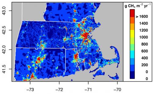 Boston’s natural gas infrastructure releases high levels of heat-trapping methane