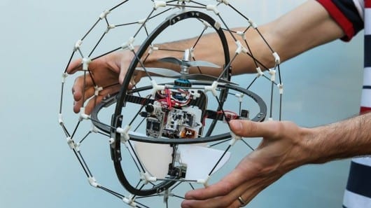 How drones can be prevented from crashing into things, or at least in a way that doesn't put and end to their flight, is a legitimate problem for this burgeoning technology