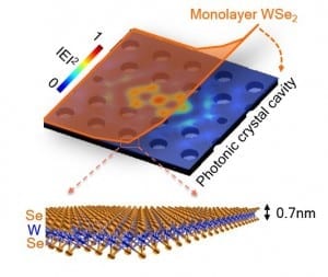 UW scientists build a nanolaser using a single atomic sheet