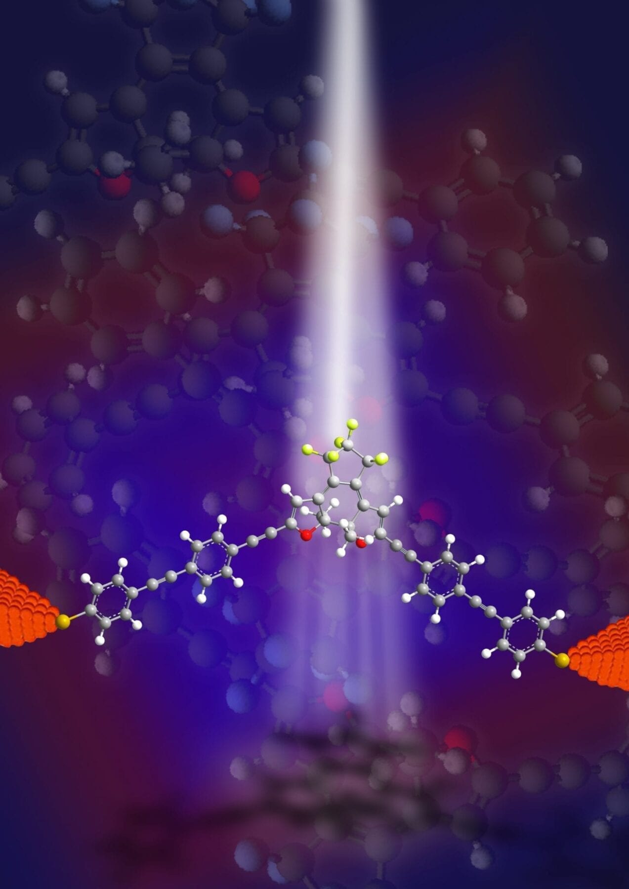 Researchers from Konstanz and Dresden succeed in light-controlled molecule switching