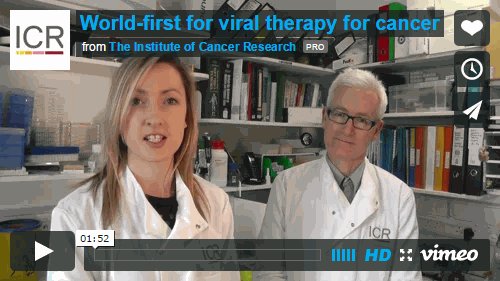 World-first viral therapy for cancer from The Institute of Cancer Research on Vimeo.