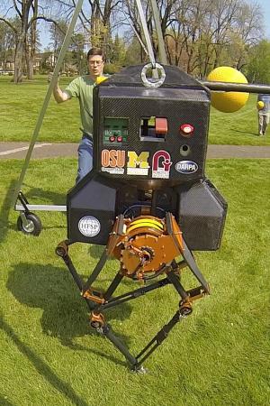 Inspired by humans, a robot takes a walk in the grass