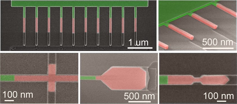 Futuristic components on silicon chips