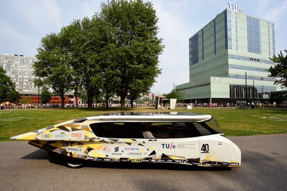 A Solar Powered Car Fit for a Jetsons Family Outing