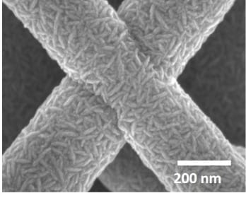 Transparent, electrically conductive network of encapsulated silver nanowires uses 70 times less silver