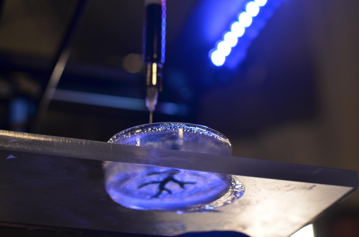 Researchers hack off-the-shelf 3-D printer for 3-D bioprinting