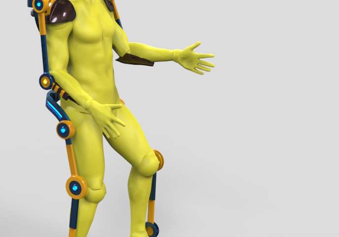 Exoskeleton to ensure an active old age