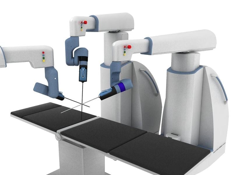 New Robotic Surgery Tool Using Eye-tracking and Haptics