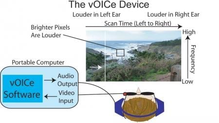 Seeing Sound: Sensory substitution devices to help the blind detect their environment