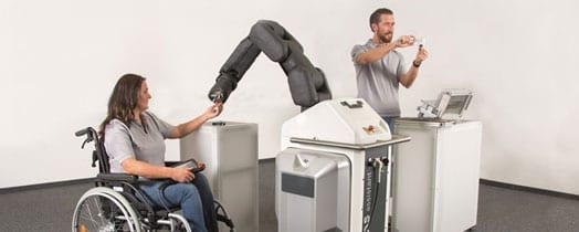 How to make working with robots appealing for manufacturing employees, including those with severe disabilities