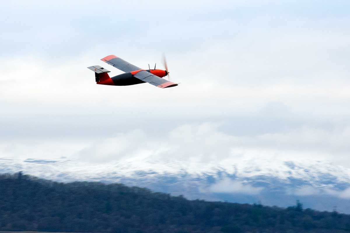 First flight of hydrogen-powered drone with water vapour exhaust