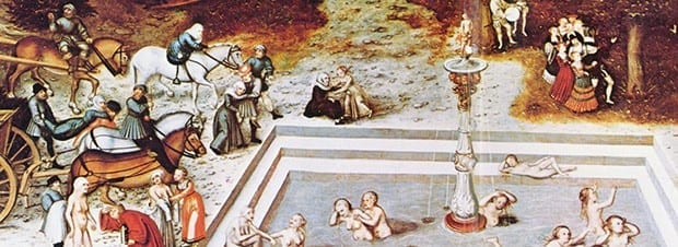 The Fountain of Youth, a 1546 painting by Lucas Cranach the Elder. via Concordia University