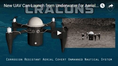 New UAV Can Launch from Underwater for Aerial Missions