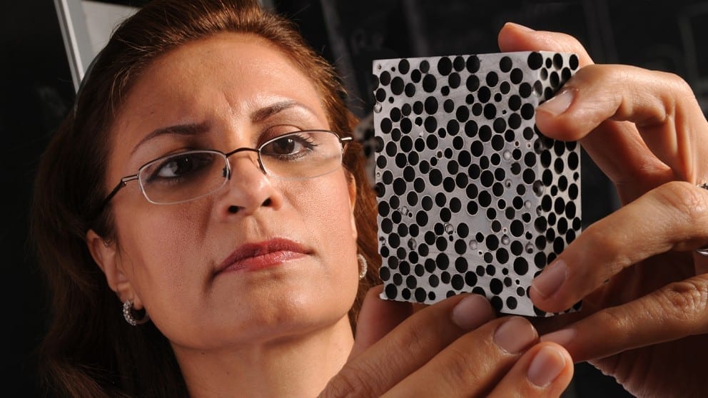 Study Finds Metal Foam Handles Heat Better Than Steel