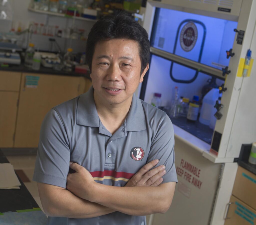 Hengli Tang is a professor of biological science at Florida State University. CREDIT Bill Lax/Florida State University