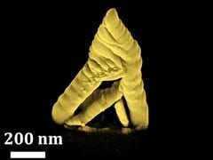 Alchemists’ dreams come true nanoscale: Turning an auriferous organic compound into pure gold