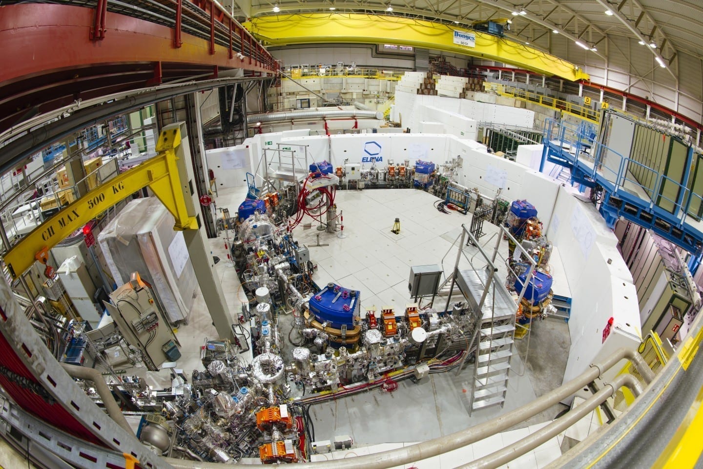 First ever measurement on the optical spectrum of an antimatter atom