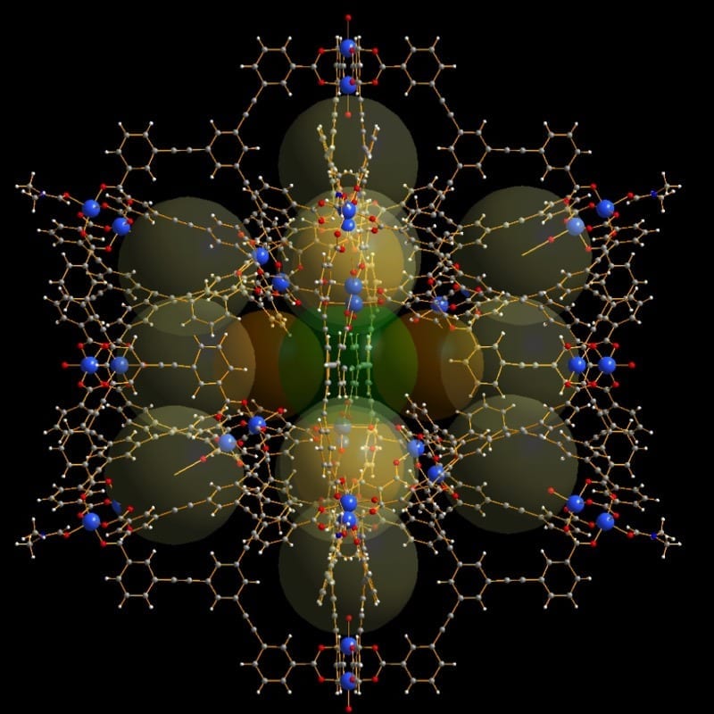 Giant molecular cages with huge surface area for energy conversion and drug delivery