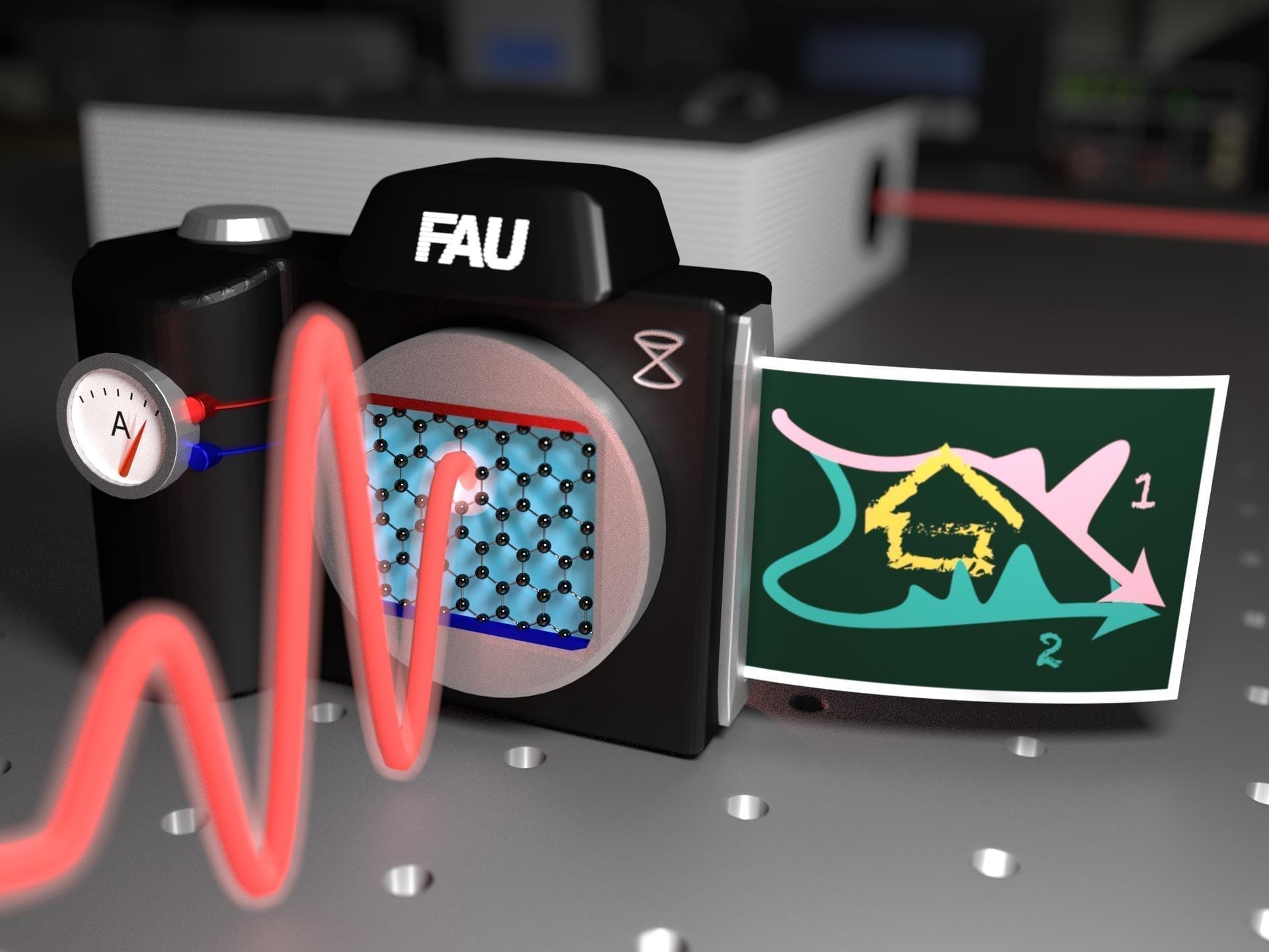 Demonstration uses a laser to control a current in graphene within just one femtosecond